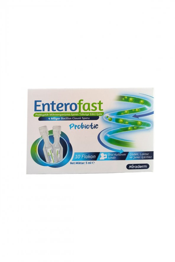 Miraderm Enterofast Probiotic 10 Flakon