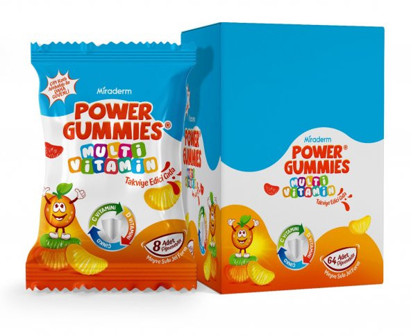 MİRADERM POWER GUMMIES MİRADERM POWER GUMMIES MULTİ VİTAMİN JEL