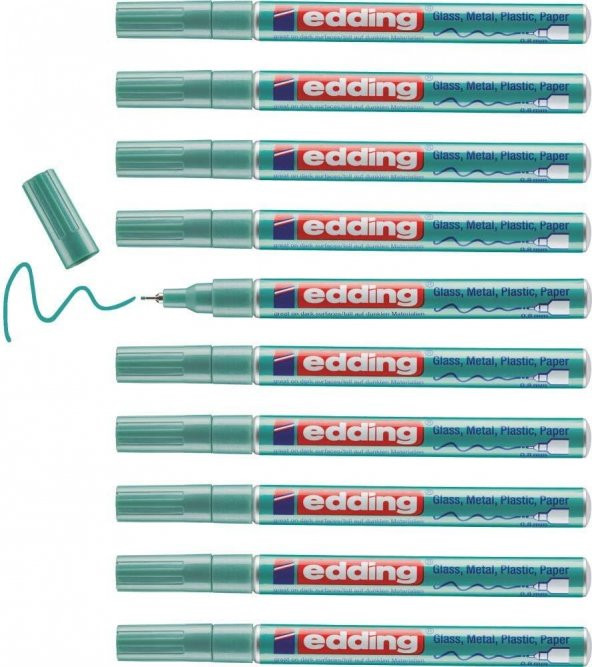 EDDING DEKORASYON MARKORU YESIL 10 LU (780) - 2