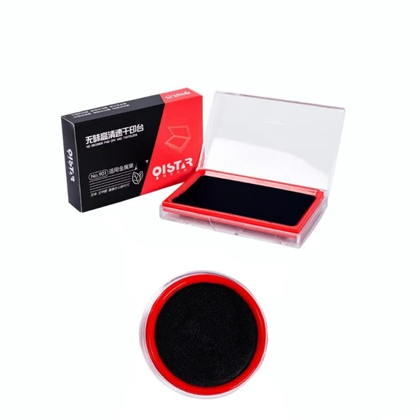 Stampa Mürekkep Baskı Pedi 10cmx7cm Siyah Mavi ve Kırmızı ürün görseli