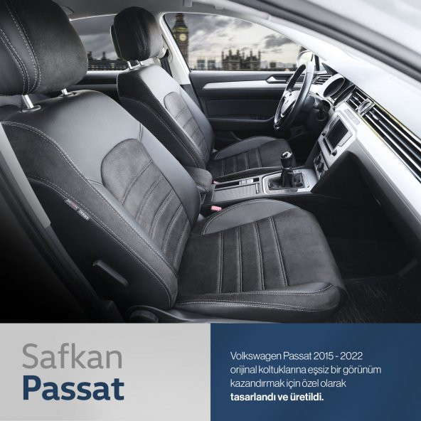 Otom V.w. Passat B8 2015-2022 Özel Üretim Koltuk Kılıfı - 5