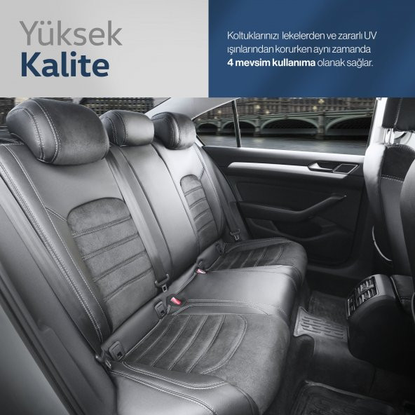 Otom V.w. Passat B8 2015-2022 Özel Üretim Koltuk Kılıfı - 7