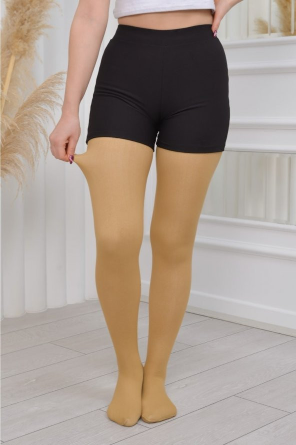 SAUNA SUIT Kışlık Termal Sıcak Tutan Içlik Içi Ten Polarli Dışı Ten Unisex Kadın/erkek Içi Polar Corap - 2