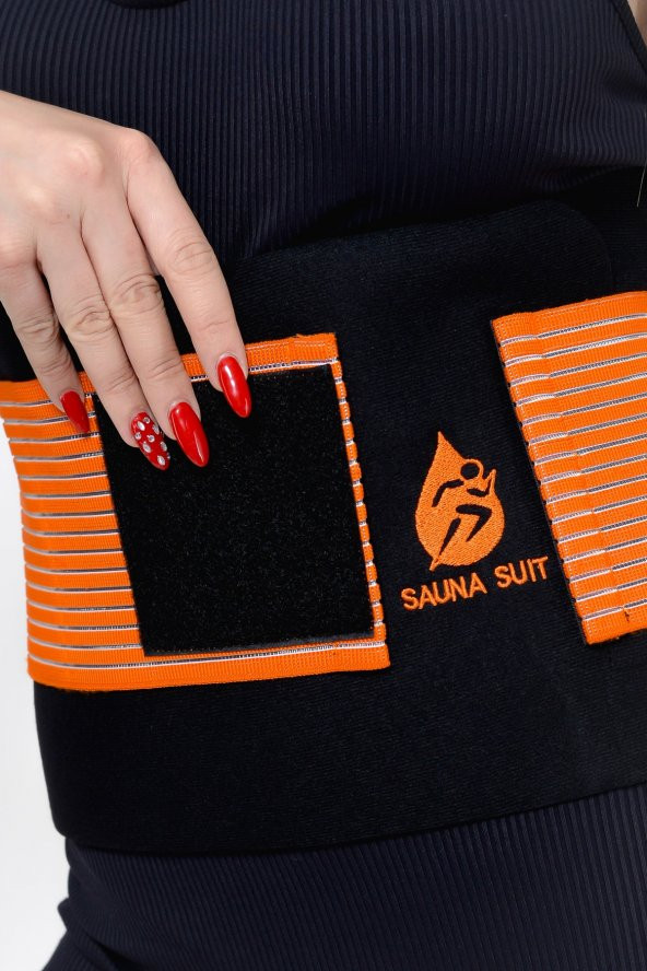 SAUNA SUIT 100 Orijinal Unisex Termal Korse Bel Göbek Basen Zayıflama Korse Terleme Kemeri Incetici Korseyky - 5