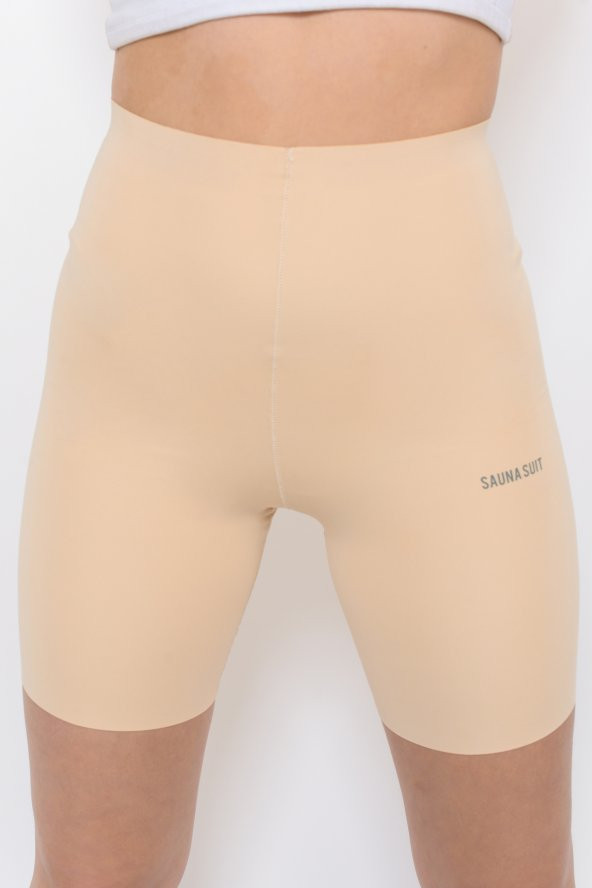 SAUNA SUIT İz Yapmaz Lazer Kesim Yüksel Bel Paçalı Korse Göğüs Altı Beli Kaymaz - 5