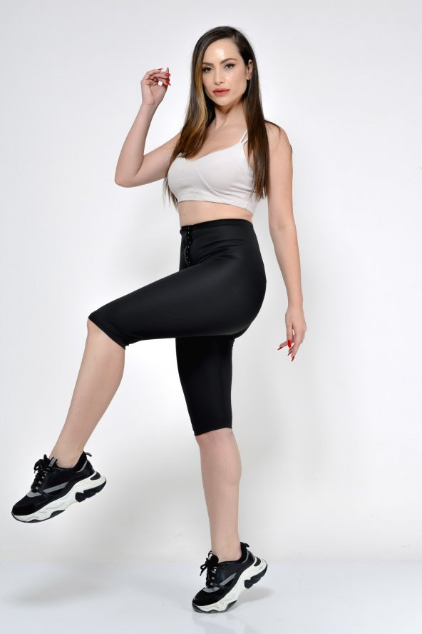 SAUNA SUIT Unisex 100 Orijinal 3 Kademeli Agraflı Termal Şort Ile Günlük Ve Spor Ile Terle Zayıfla Incelyky - 4