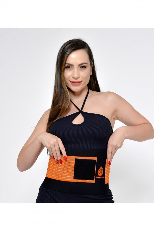 SAUNA SUIT Unisex 100 Orijinal Korse Bel Göbek Basen Zayıflama Terleme Termal Kemer Incetici Korseyky - 7