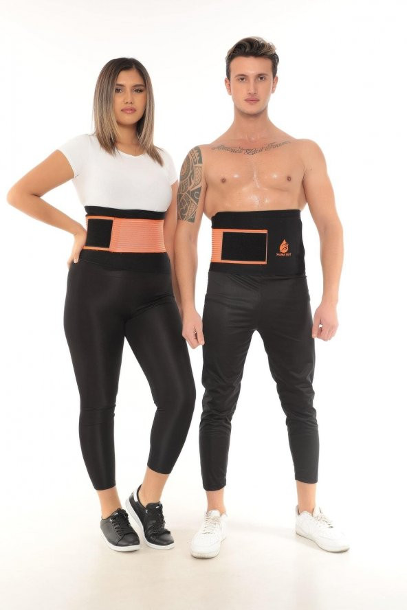 SAUNA SUIT 100 Orijinal Unisex Termal Korse Bel Göbek Basen Zayıflama Korse Terleme Kemeri Incetici Korse