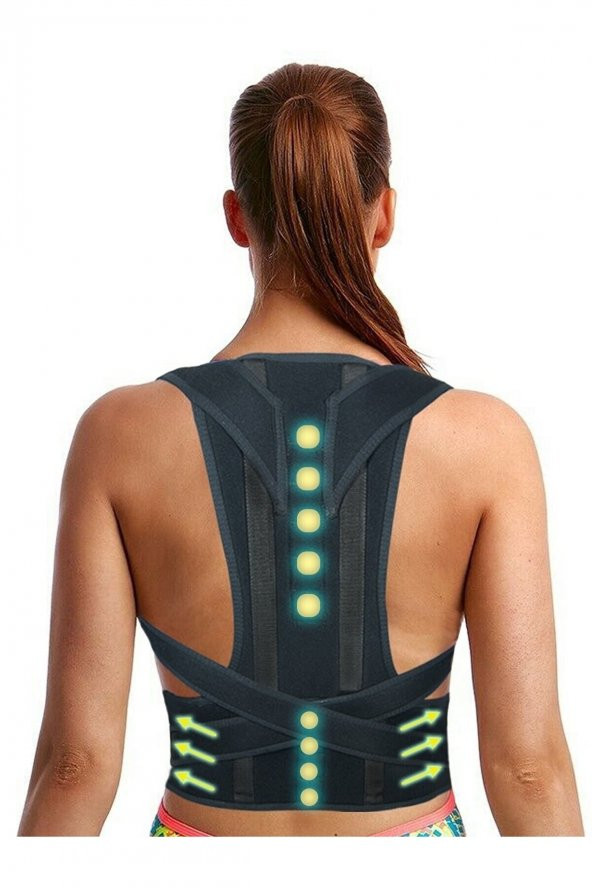 REYNEV Orjinal Dik Duruş Korsesi Sırt Desteği Omurga Düzeltici Bel Sırt Omuz Korsesi Duruş Düzeltici Korse - 2