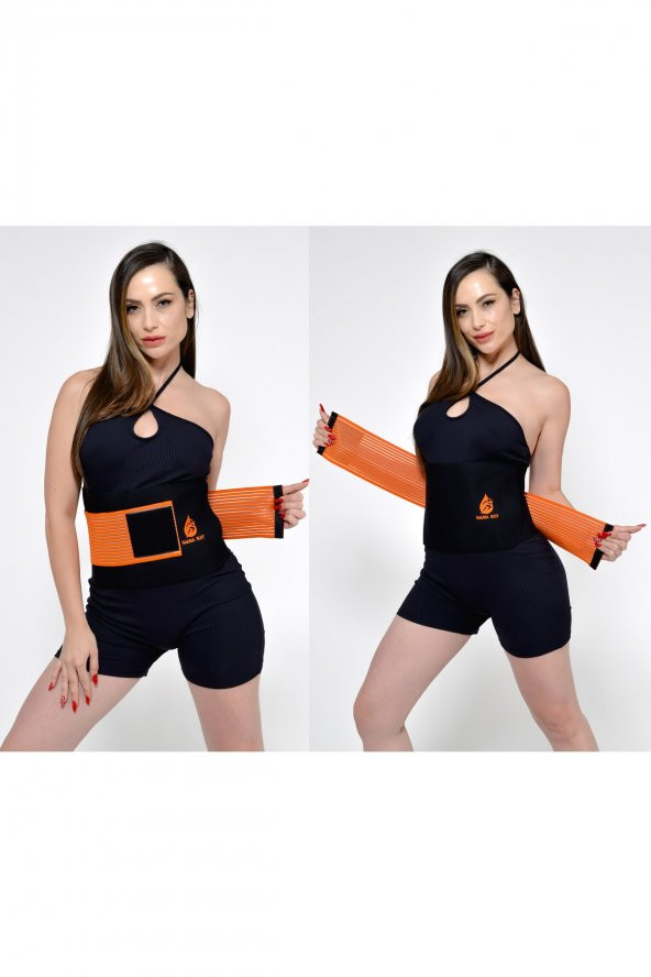 SAUNA SUIT Kadın-erkek 100 Orijinal Korse Bel Göbek Basen Zayıflama Terleme Termal Kemer Incetici Korseyky - 2