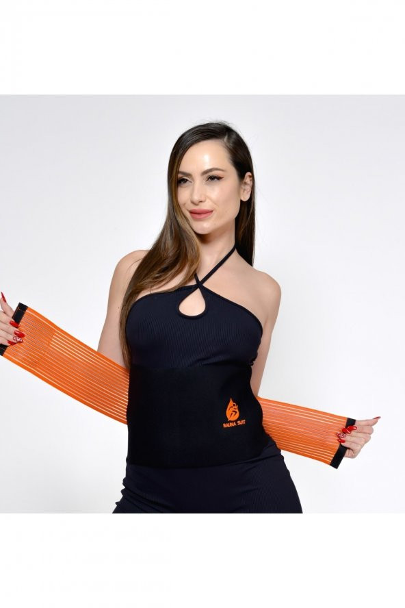SAUNA SUIT Kadın-erkek 100 Orijinal Korse Bel Göbek Basen Zayıflama Terleme Termal Kemer Incetici Korseyky - 3