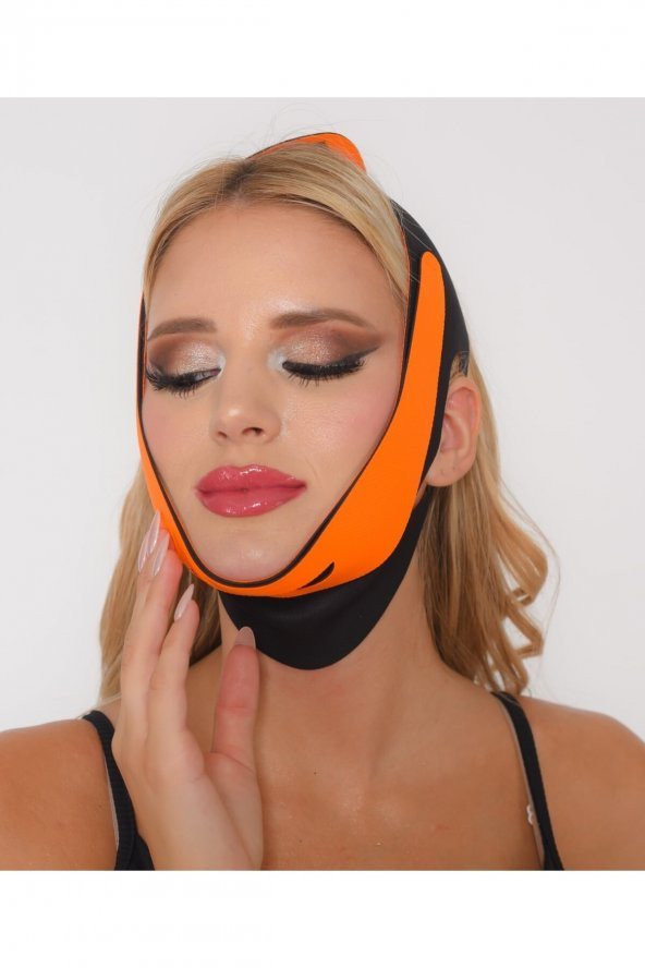 SAUNA SUIT Unisex 100 Orijinal Yüz Korsesi Çene Boyun Bandı Horlama Önleyici Gıdı Yanak Gıdık Toplamayky - 2