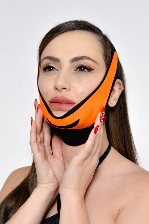 SAUNA SUIT Unisex 100 Orijinal Yüz Korsesi Çene Boyun Bandı Horlama Önleyici Gıdı Yanak Gıdık Toplamayky - 4