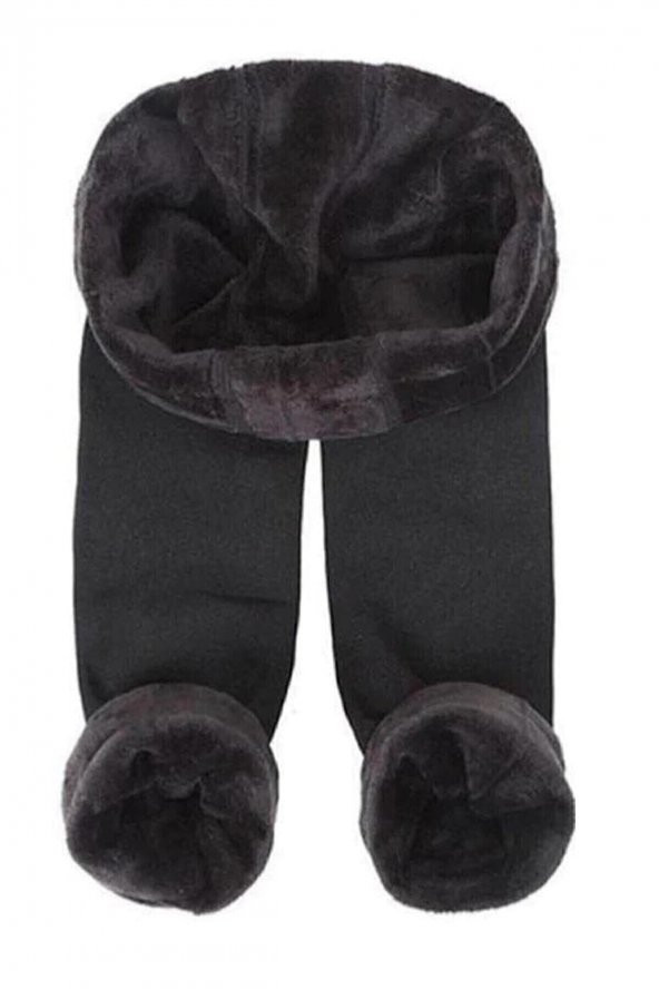 SAUNA SUIT Kışlık Terletmeyen Yünlü Termal Unisex İçi Tayt - 3