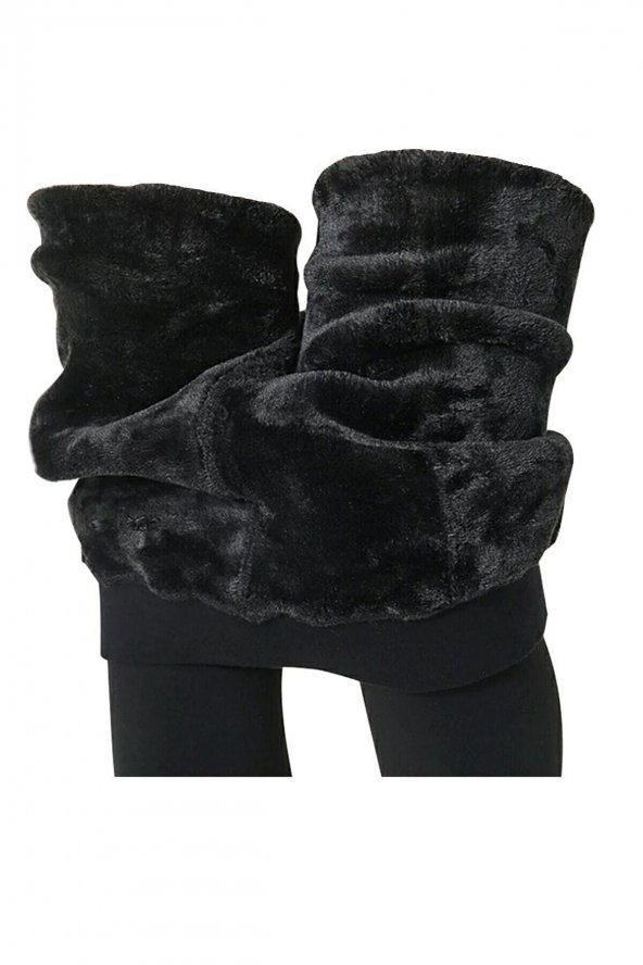 SAUNA SUIT Toparlayıcı Dayanıklı Günlük Kullanıma Uygun Kışlık Sıcak Tutan Unisex Orjinal Peluş Tayt - 4