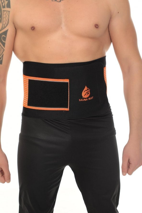 SAUNA SUIT Zayıflama Kemeri Yağ Bel Göbek Eritme Incelme Terleme Korsesi Termal Sauna Kemer Neopren Kumaş - 5