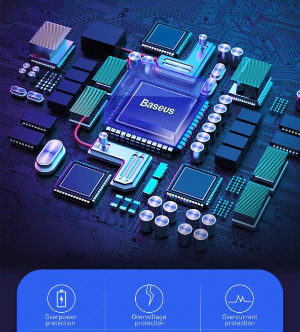 Baseus USB Port Ultra Hızlı Mini 30W Araç Şarjı Araç Çakmaklık Şarjı Quick Şarj - 4