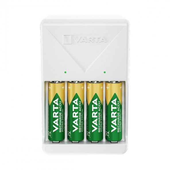 Varta 57657 Plug Pil Şarj Cihazı 4x2100mAh - 3