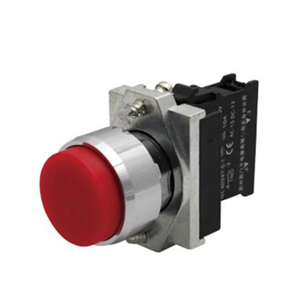 Siemens,22mm  1 NC Yay Dönüşlü Butonlar Metal Kırmızı ,3SB6160