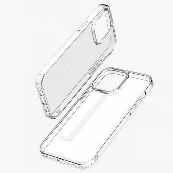 Apple iPhone 14 Pro Max Kılıf Şeffaf Airbag Tasarımlı Wiwu Concise Serisi Kapak