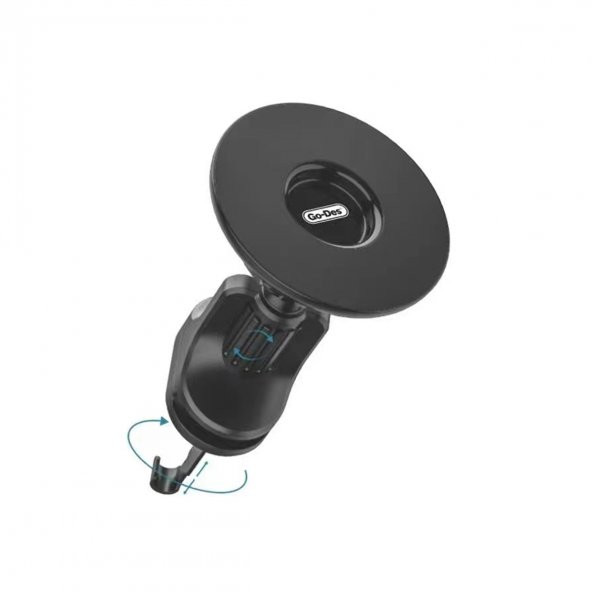 Go Des GD-HD909 Magnetik 360 Derece Oynar Başlıklı Araç İçi Telefon Tutucu Havalandırma Tasarım