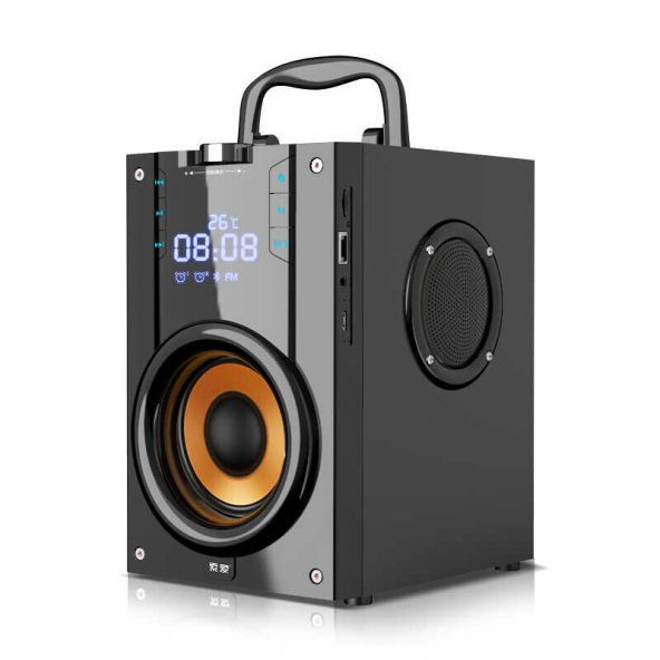 Soaiy SA-Q32S Taşınabilir Kablosuz Bluetooth Hoparlör Party Speaker - Çift Mikrofonlu - Kumandalı