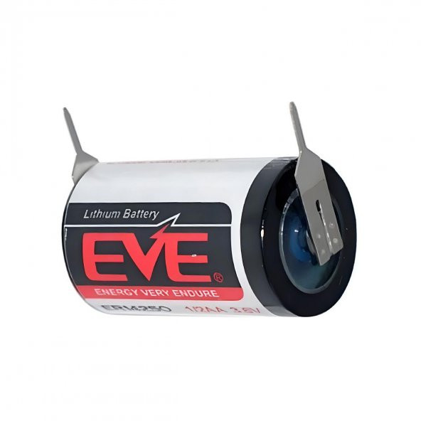 Eve ER14250 3.6V 1/2 AA Kısa Lityum Pil 2 Ayaklı - 2