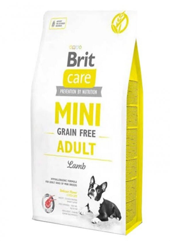Brit Care Adult Mini Lamb Tahılsız Küçük Irk Kuzu Etli Yetişkin Köpek Maması 2 Kg