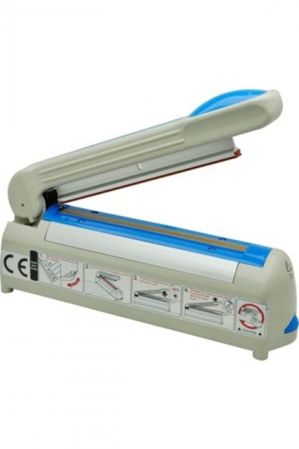 CAS Beyaz Cnt-200 20 cm Poşet Ağzı Yapıştırma Makinesi
