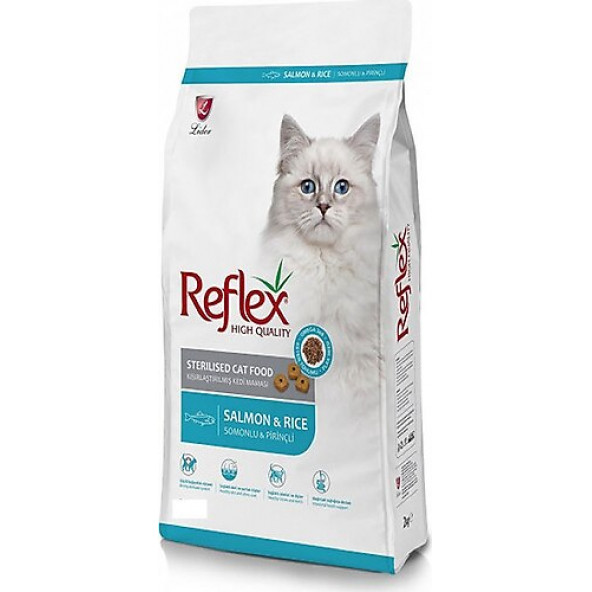 Reflex Somonlu Pirinçli Kısırlaştırılmış Kedi Maması 15 kg