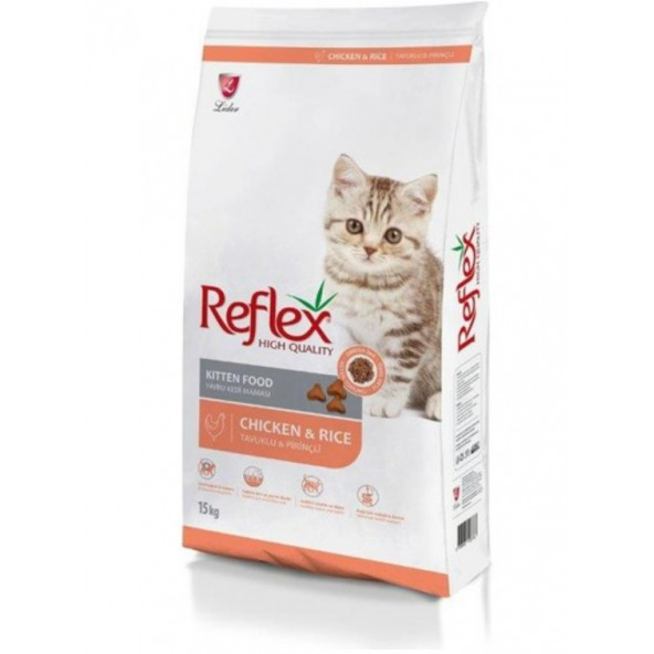 Reflex Tavuklu Pirinçli Yavru Kedi Maması 15 kg