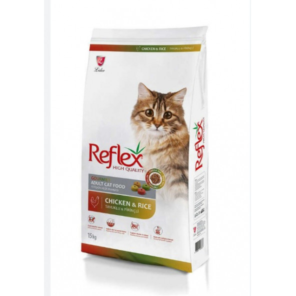 Reflex Tavuklu Pirinçli Renkli Gurme Kedi Maması 15 kg