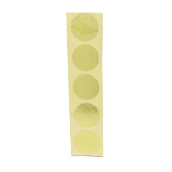 3D Kabartma Alüminyum Etiket 50 adet 50mm Kendinden Yapışkanlı - 3