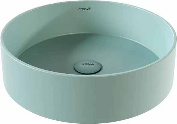 Creavit Loop Ø 45 cm Set Üstü Çanak Lavabo NİL YEŞİLİ LP145