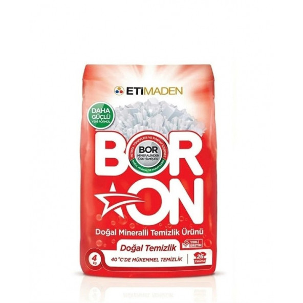 Boron Beyazlar için 4 kg Toz Deterjan