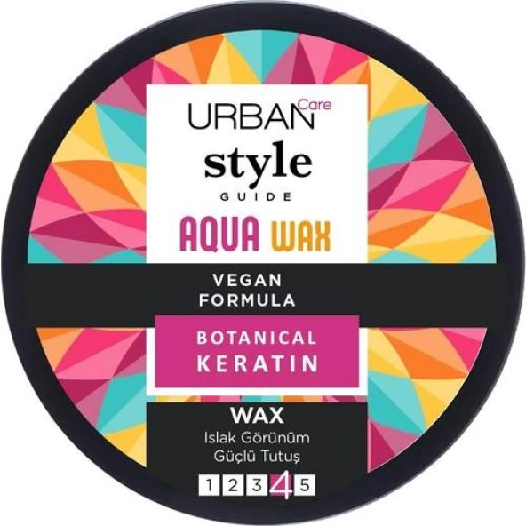 Urban Care Style Guide Vegan Islak Görünüm Aqua Wax 100 ml