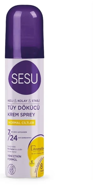 Sesu Normal Ciltler için Tüy Dökücü Krem Sprey 150 ml
