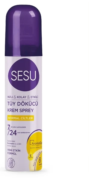 Sesu Normal Ciltler için Tüy Dökücü Krem Sprey 150 ml