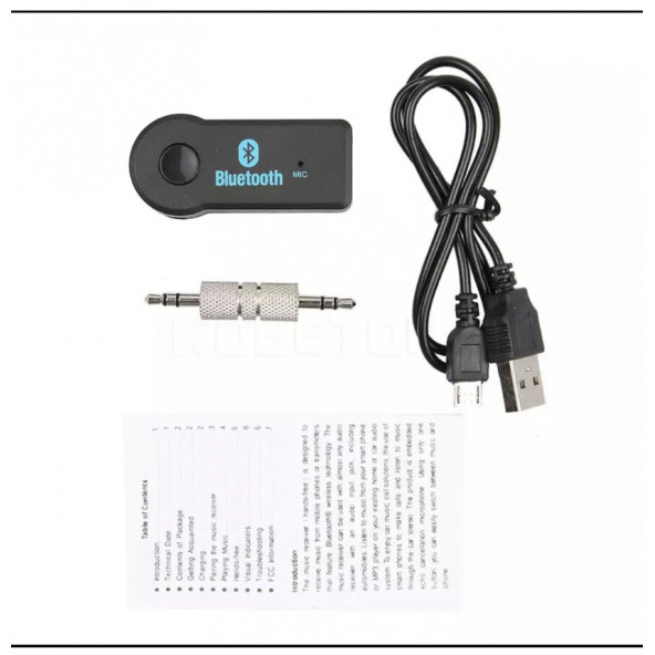 Bluetooth Aux Mikrofonlu Araç Kiti - 4