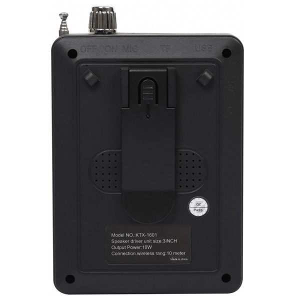 KTX-1601 BLUETOOTH HOPARLÖR (KIRMIZI-MAVİ-SİYAH RENK SEÇENEKLERİYLE) - 4