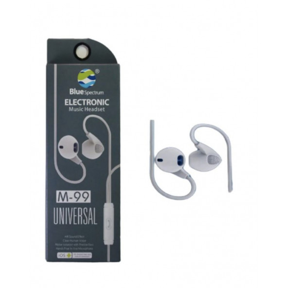 Blue Spectrum M-99 Stereo Mikrofonlu Kulak İçi Kulaklık