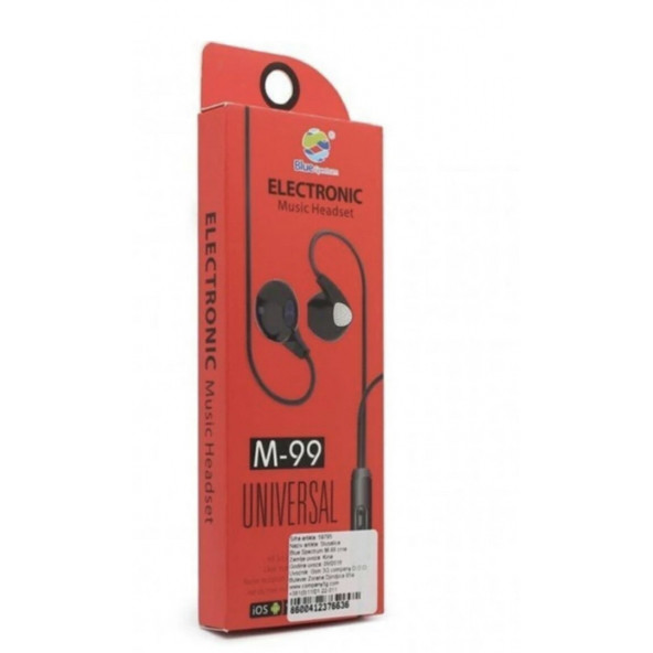 Blue Spectrum M-99 Stereo Mikrofonlu Kulak İçi Kulaklık - 4