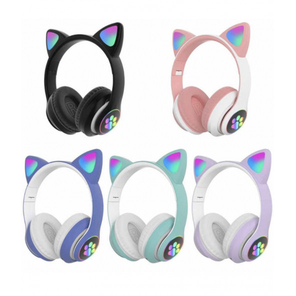 STN-28 Kedi Kulak Mikrofonlu Gürültü Önleyici Kulaklık - 5