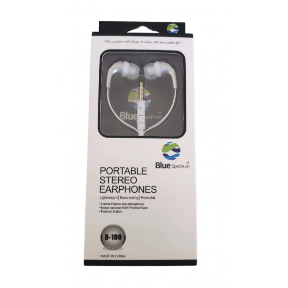 Blue Spectrum D-100 Stereo Kulak İçi Kulaklık - 2