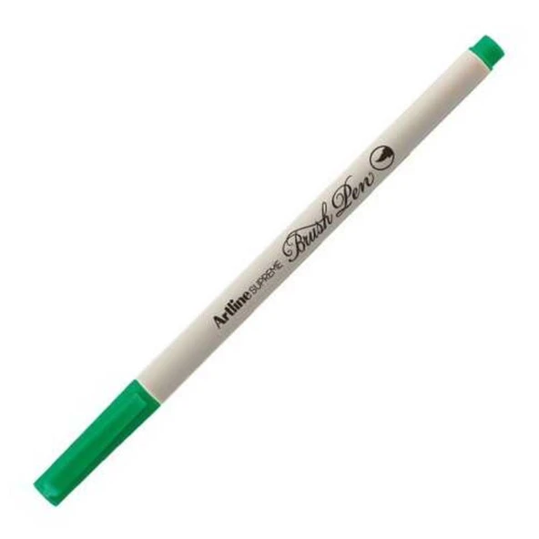 Artline Supreme Brush Uçlu Kalem Yeşil (12 Li Paket)