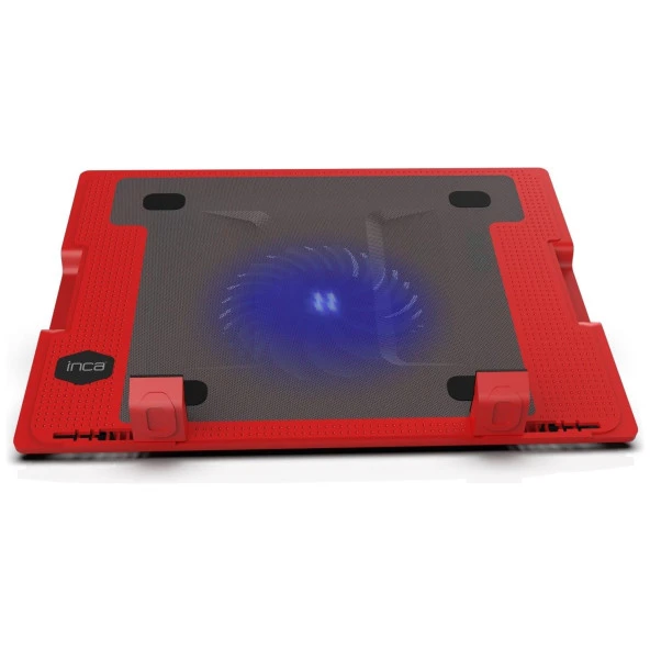 Inca Kırmızı Ergonomik 14 Cm Sessiz Led Fanlı Notebook Soğutucu - 2