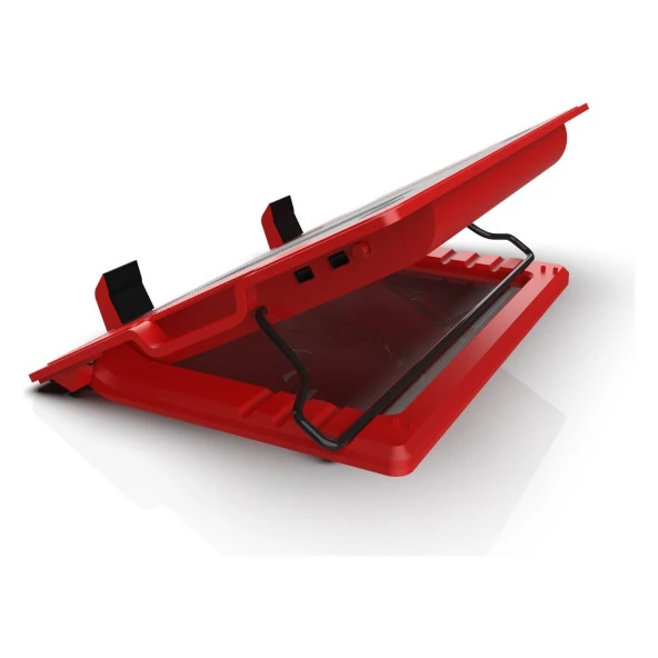Inca Kırmızı Ergonomik 14 Cm Sessiz Led Fanlı Notebook Soğutucu - 4