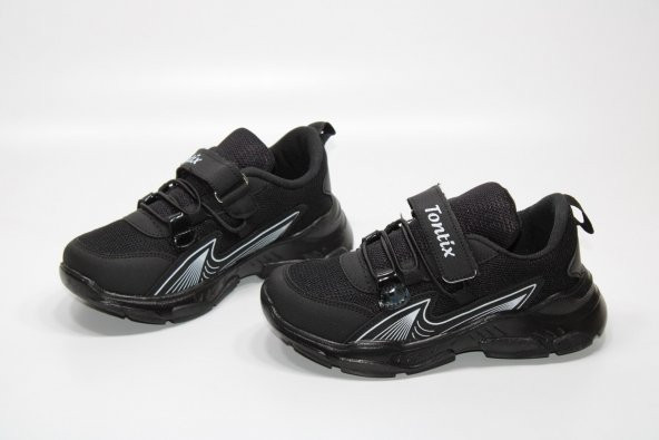 CASSO ÇOÇUK ORTOPEDİK HAFİF TABAN CIRTLI KOLAY GİYİM GÜNLÜK SPOR AYAKKABI - 4