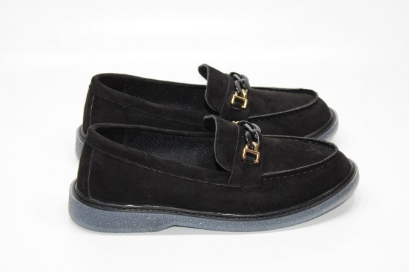 CASSO KAUÇUK ŞEFFAF KAYMAZ TABAN BAĞSIZ KOLAY GİYİM ZİNCİR TOKA DETAY KADIN GÜNLÜK BABET - 5