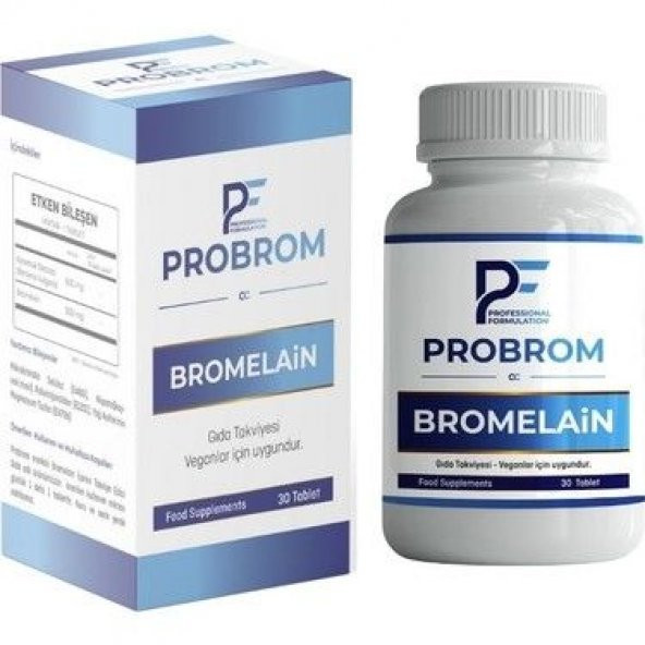 ProBrom Bromelain İçeren Gıda Takviyesi 30 Tablet